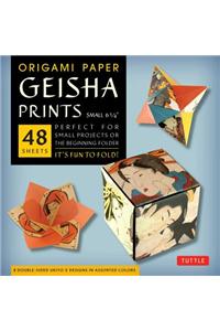 Origami Paper: Geisha Prints Small 6 3/4": 48 Sheets [With Origami Paper]
