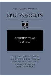 Published Essays, 1929-1933 (Cw8)