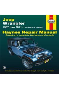 Haynes Jeep Wrangler 1987 Thru 2011