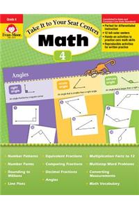 Take It to Your Seat Math Centers, Grade 4