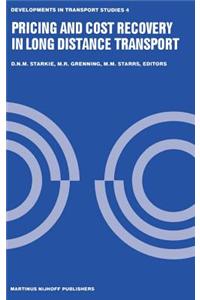 Pricing and Cost Recovery in Long Distance Transport