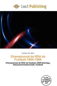Championnat de RDA de Football 1965-1966