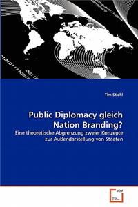 Public Diplomacy Gleich Nation Branding?