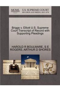 Briggs V. Elliott U.S. Supreme Court Transcript of Record with Supporting Pleadings