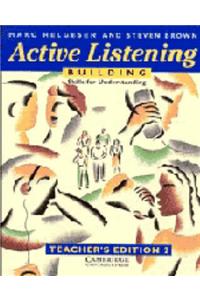 Active Listening: Building Skills for Understanding Teacher's Edition