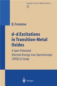 D-D Excitations in Transition-Metal Oxides: A Spin-Polarized Electron Energy-Loss Spectroscopy (Speels) Study