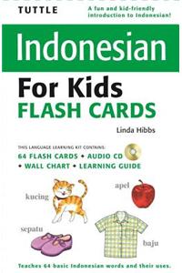 Tuttle Indonesian for Kids Flash Cards