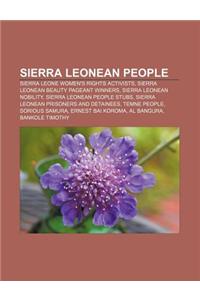 Sierra Leonean People: Sierra Leone Women's Rights Activists, Sierra Leonean Beauty Pageant Winners, Sierra Leonean Nobility