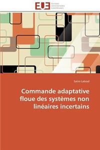 Commande Adaptative Floue Des Systemes Non Lineaires Incertains = Commande Adaptative Floue Des Systa]mes Non Lina(c)Aires Incertains