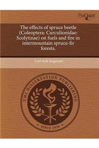 The Effects of Spruce Beetle (Coleoptera: Curculionidae: Scolytinae) on Fuels and Fire in Intermountain Spruce-Fir Forests.