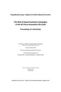 The Role of Experimentation Campaigns in the Air Force Innovation Life Cycle: Proceedings of a Workshop