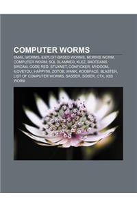Computer Worms: Email Worms, Exploit-Based Worms, Morris Worm, Computer Worm, SQL Slammer, Klez, Badtrans, Sircam, Code Red, Stuxnet,