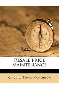 Resale Price Maintenance