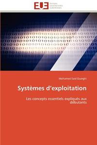 Systemes D'Exploitation = Systa]mes D'Exploitation