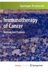Immunotherapy of Cancer