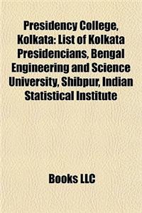 Presidency College, Kolkata: Alumni of Presidency College, Kolkata, Faculty Members of Presidency College, Kolkata