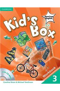 Kid's Box American English Level 3 Workbook [With CDROM]