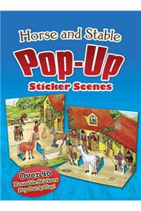 Horse and Stable PopUp Sticker Scenes