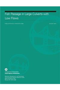 Fish Passage in Large Culverts with Low Flows
