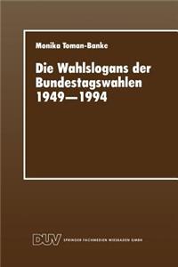 Die Wahlslogans Der Bundestagswahlen 1949 1994