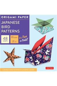 Origami Paper :Japanese Bird Patterns