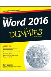 Word 2016 For Dummies
