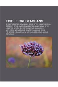 Edible Crustaceans: Shrimp, Lobster, Crayfish, Crab, Spiny Lobster, Krill, Coconut Crab, American Lobster, California Spiny Lobster