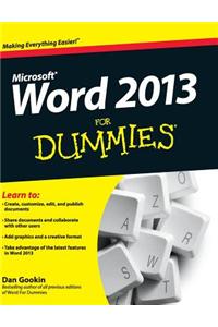 Word 2013 for Dummies