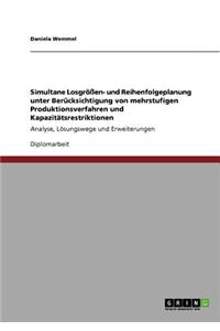 Simultane Losgrossen- Und Reihenfolgeplanung Unter Berucksichtigung Von Mehrstufigen Produktionsverfahren Und Kapazitatsrestriktionen