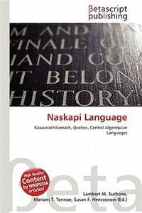 Naskapi Language