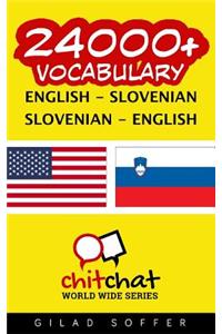24000+ English - Slovenian Slovenian - English Vocabulary