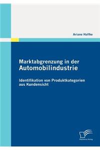Marktabgrenzung in Der Automobilindustrie