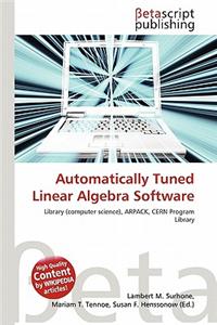 Automatically Tuned Linear Algebra Software