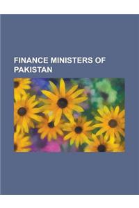 Finance Ministers of Pakistan: Nawaz Sharif, Shaukat Aziz, Ghulam Ishaq Khan, Mahbub UL Haq, Syed Mohammad Ahsan, Sartaj Aziz, Ghulam Muhammad