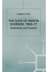 The Films of Martin Scorsese, 1963-77: Authorship and Context