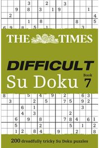The Times Difficult Su Doku Book 7