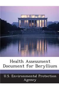 Health Assessment Document for Beryllium