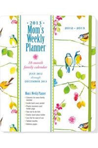 Watercolor Birds Mom's Weekly Planner 2013