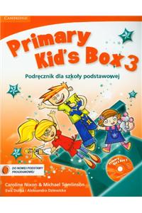 Primary Kid's Box Level 3 Pupil's Book with Songs CD and Parents' Guide Polish Edition