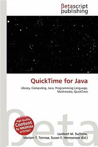 Quicktime for Java
