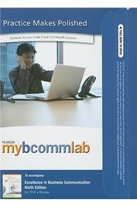 Excellence in Business Communication, Student Access Code Card