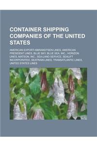 Container Shipping Companies of the United States