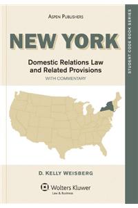 New York Domestic Relations Law and Related Provisions