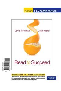 Read to Succeed: A Thematic Approach to Academic Reading, Books a la Carte Edition