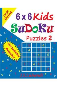 6 X 6 Kids Sudoku Puzzles