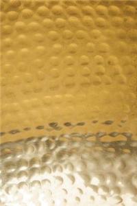 Golden Metallic Journal: 150 Page Lined Notebook/Diary