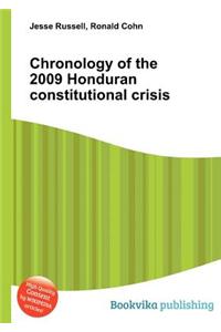Chronology of the 2009 Honduran Constitutional Crisis