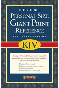 Personal Size Giant Print Reference Bible-KJV