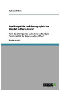 Familienpolitik Und Demographischer Wandel in Deutschland