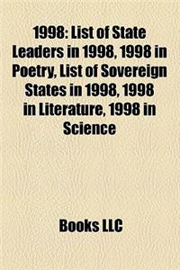 1998: List of State Leaders in 1998, 1998 in Poetry, 1998 in Literature, 1998 in Lgbt Rights, 1998 in Video Gaming, 1998 in